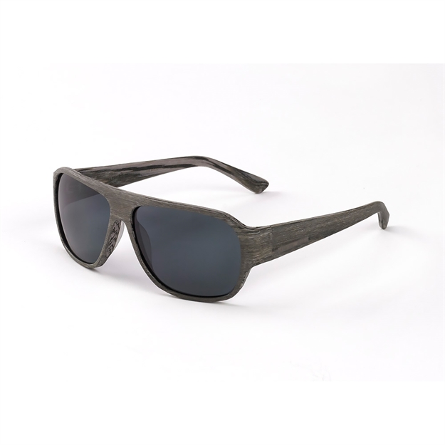 Picture of Hang Ten Gold The Balsa Fish-Grey 2 Tone Wood/Smoke Lens