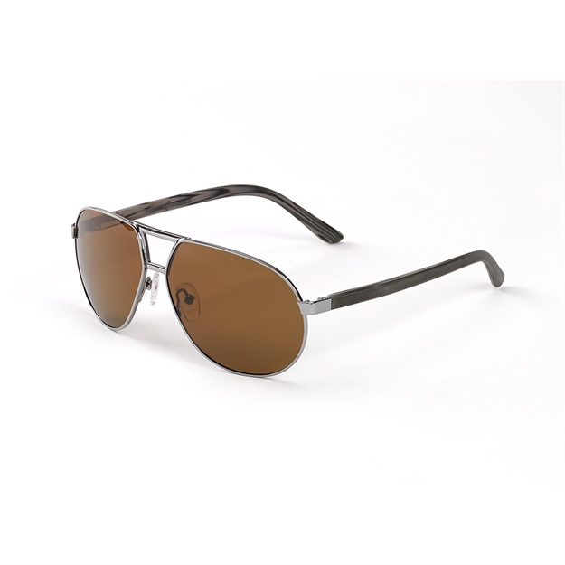 Picture of Hang Ten Gold The Vhs-Shiny Silver/Brown Lens