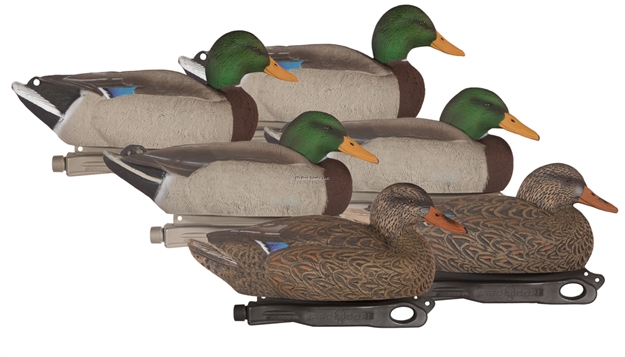 Picture of Hard Core Rugged Standard Floating Mallard 6 Pack Painted Heads 4 Drakes, 2 Hens