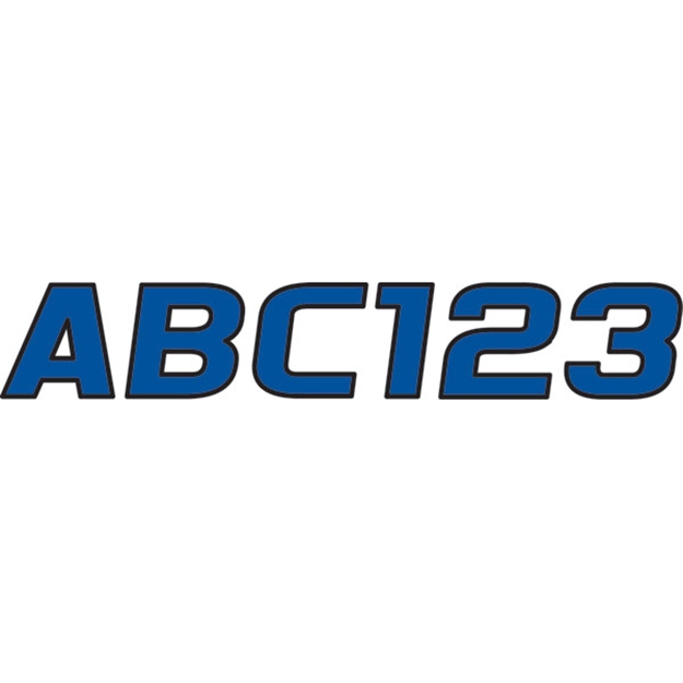 Picture of Hardline Let Num Kit 700 Blubk