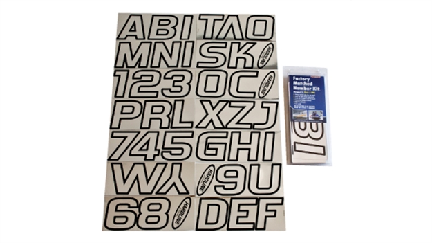 Picture of Hardline Let Num Kit 700 Chrbk