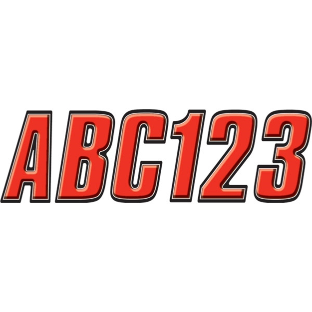 Picture of Hardline Let Num Kit 800 Redbk