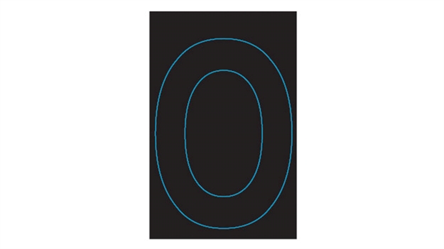 Picture of Hardline Single Num S.A.10Pk Blk-0