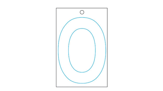 Picture of Hardline Single Num S.A.10Pk Wht-0