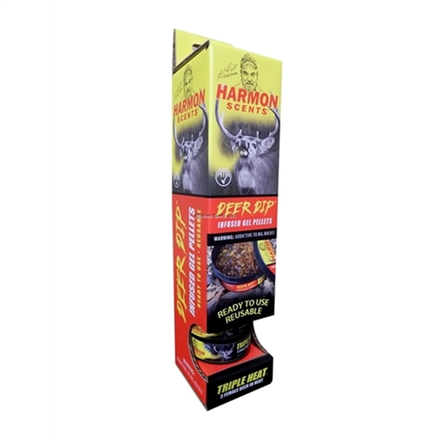 Picture of Harmon Deer Scents Triple Heat Deer Dip 2 OZ Dispenser Display - 12 Units