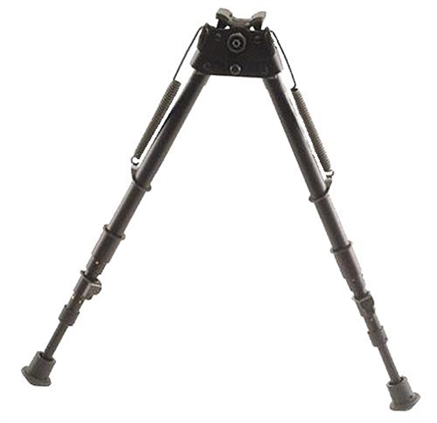 Picture of Harris Bipods 25Cs Swivel 25C Swivel Stud, 13.50-27", Black Steel/Aluminum, Rubber Feet 25C-S 051156112284