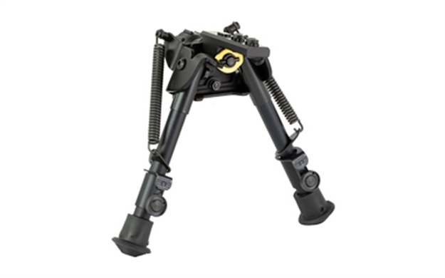 Picture of Harris Bipods S-Brm-Lok Swivel BR M-Lok, 6-9", Black Steel/Aluminum, Rubber Feet SBRMLOK 051156113243