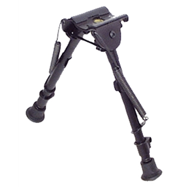 Picture of Harris Bipods Lm1a2 Non-Swivel L Swivel Stud, 9-13", Black Steel/Aluminum, Notched Legs, Rubber Feet LM-1A2