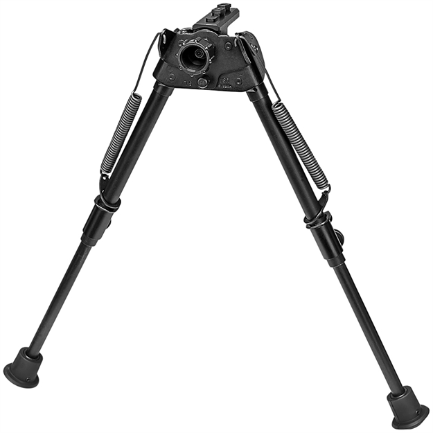 Picture of Harris Bipods S-Lm-Lok Swivel L M-Lok, 9-13", Black Steel/Aluminum, Rubber Feet SLMLOK