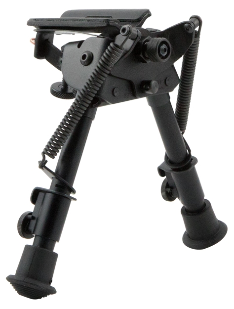 Picture of Harris Bipods Brs Swivel BR Swivel Stud, 6-9", Black Steel/Aluminum, Rubber Feet BR-S 051156113076
