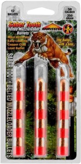 Picture of Harvester Muzzleloaders Saber Tooth 50 Cal. 350Gr 50 Caliber Belted 12Pk