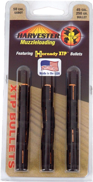 Picture of Harvester Muzzleloaders Xtp 50Cal 250Gr .452 Hornady Xtp Sabot 12Pk XTP25025 743491250256