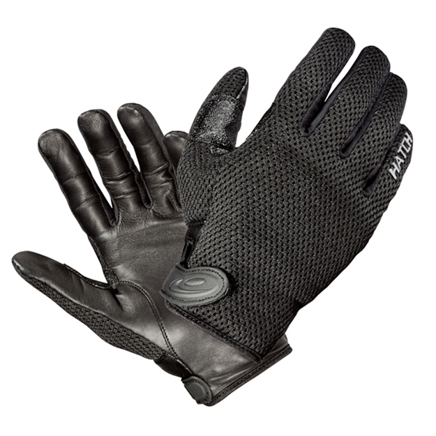 Picture of Hatch Cooltac Warm Weather Police Gloves Black Large
