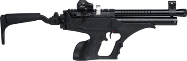 Picture of Hatsan Airguns Sortie Tact .22 750Fps Black/Synth W/Folding Stock HGSORTTACT22