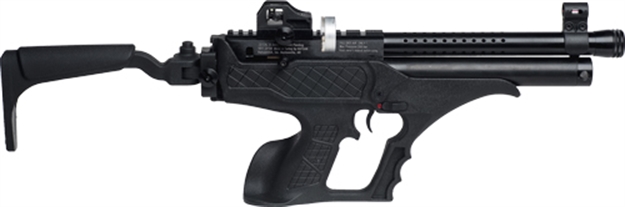 Picture of Hatsan Airguns Sortie Tact .25 625Fps Black/Synth W/Folding Stock HGSORTTACT25