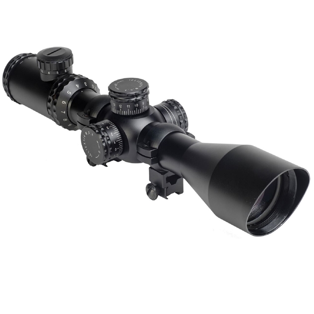 Picture of Hatsan Usa, Inc. Optima 2.5-10X50e Sft Scope W/ Rings & Caps!! HA90506