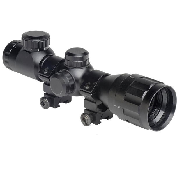 Picture of Hatsan Usa, Inc. Optima 4X32ce AO Compact Scope W/ Rings & Caps! HA90505