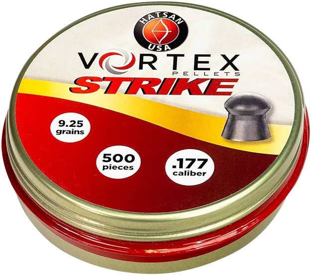 Picture of  Hatsan Usa Ha90640 Vortex Strike Pellets 177 Lead Domed 500 Pellets