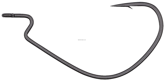 Picture of Hayabusa Bulky Stage 2X-Extra Wide Gap Offset Hook Size: 5/0, Color: Black Matte 4/Pack