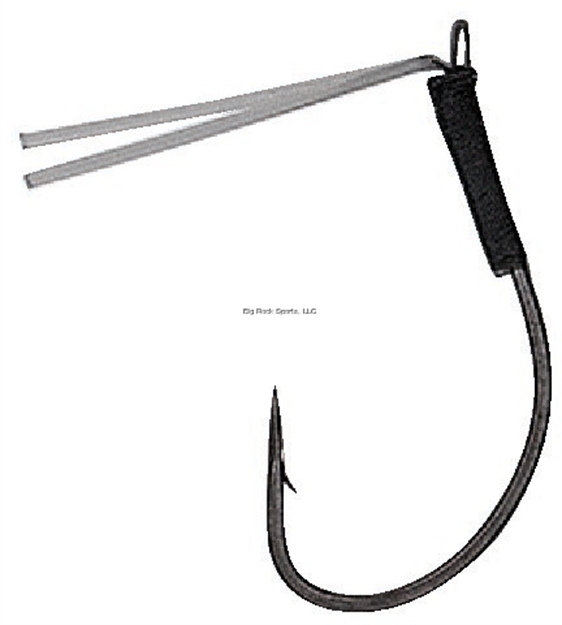 Picture of Hayabusa Finesse Guard Weedless Hook, Size: #2, Color: Black Matte 5/Pack