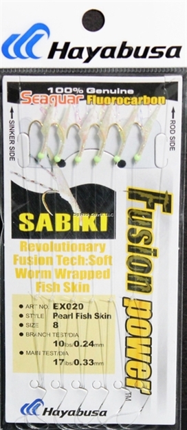 Picture of Hayabusa Fusion Power Sabiki Rig Sz8 6Us 6Hooks