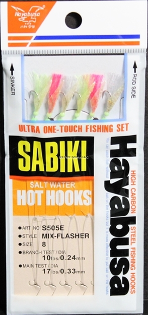 Picture of Hayabusa Mix-Flash Sabiki Rig Sz8 6Us 6Hooks