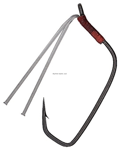 Picture of Hayabusa Spin Muscle Guard Weedless Hook, Size: 1, Color: Black Matte 5/Pack