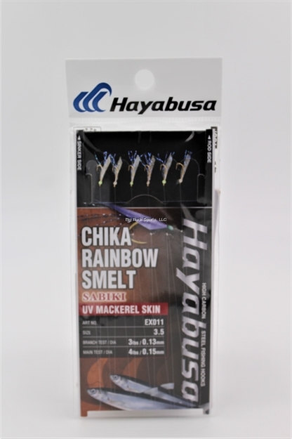 Picture of Hayabusa UV Mackerel Skin 6-Hook Sabiki For Ice Fishing - 1Pc Size 3.5