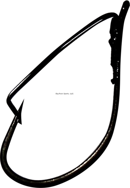 Picture of Hayabusa Wrm136 Weedless Finesse SP Hook Size: #3, Color: Black Matte 5/Pack