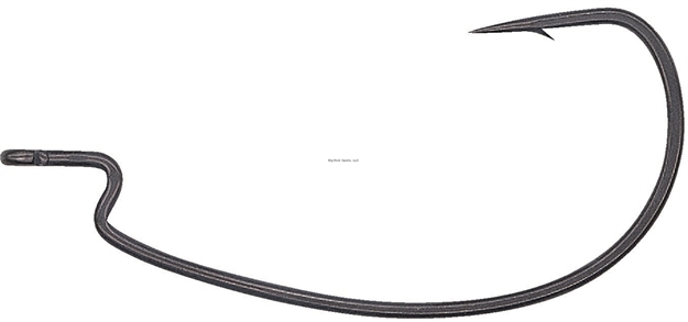 Picture of Hayabusa Wrm956 Wide Gap Offset Hook Size: 6/0, Color: Fluorine Nrb Coat 4/Pack