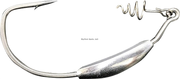 Picture of Hayabusa Wrm958wt Wide Gap Weighted Hook With Screw Lock Size: 6/0-1/4Oz, Color: Fluorine Nrb Coat 3/Pack