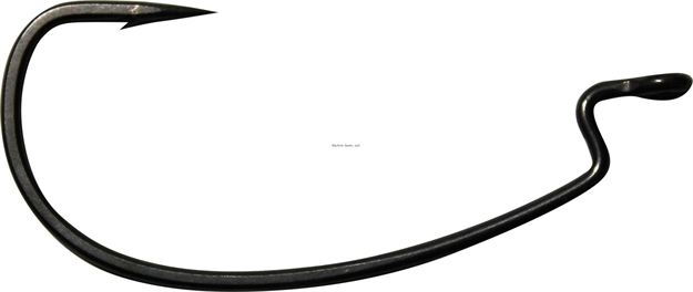 Picture of Hayabusa Wrm959 Wide Gap Offset Hook Heavy Duty Size: 4/0, Color Fluorine Nrb Coat 4/Pack