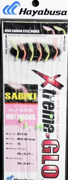 Picture of Hayabusa Xtremeglo SW Sabiki Rig Sz10 4Us 6Hooks