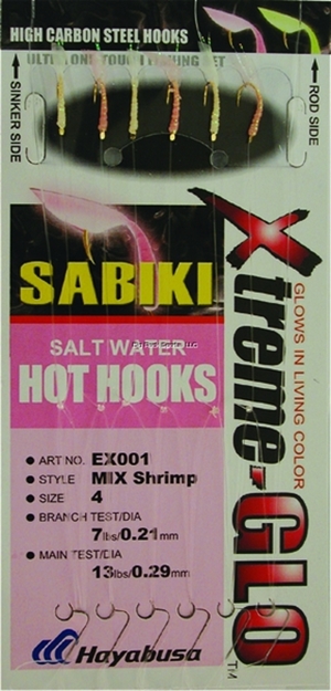 Picture of Hayabusa Xtremeglo SW Sabiki Rig Sz4 16Us 6Hooks