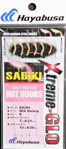 Picture of Hayabusa Xtremeglo SW Sabiki Rig Sz6 12Us 6Hooks