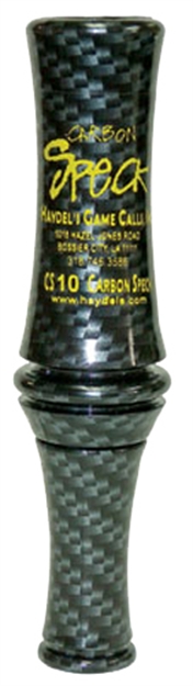 Picture of  Haydel's Game Calls Cs10 Carbon Speck  Open Call Single Reed Specklebelly Sounds Attracts Geese Black Carbon