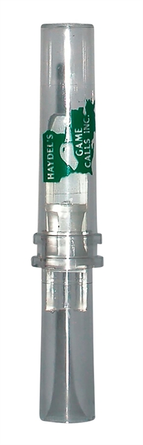 Picture of Haydel's Game Calls Dr85 Double Reed  Open Call Double Reed Mallard Sounds Attracts Ducks Clear Plastic DR-85