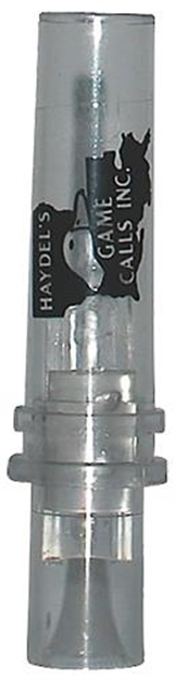 Picture of Haydel's Game Calls W81 Wood Duck Squealer Open Call Wood Duck Sounds Attracts Ducks Clear Plastic W-81 086666101206