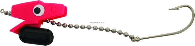 Picture of Head Start Diver Rigging System, 1 3/4 Oz, Hot Pink, Floating, With Hook And Chain