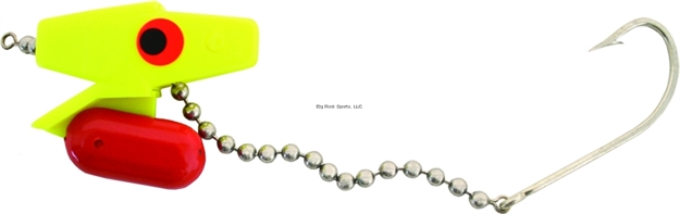 Picture of Head Start Diver Rigging System, 1 3/4 Oz, Neon Yellow, Floating, With Hook And Chain