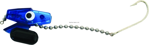 Picture of Head Start Diver Rigging System, 1 3/4 Oz, Translucent Blue, Floating, With Hook And Chain