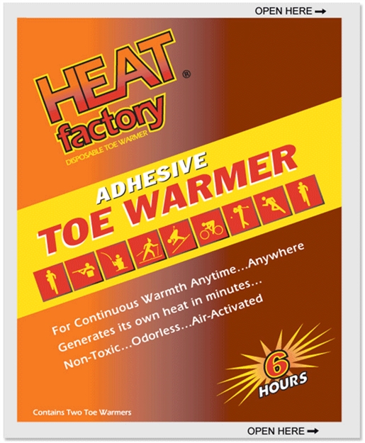 Picture of Heat Factory, Inc. Factory Toe Warmer 40 Pair 6 Hours