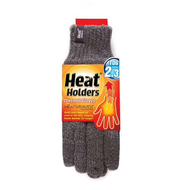 Picture of Heat Holders Mens Gloves - Charcoal M/L