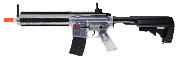 Picture of Heckler & Koch 416 Aeg Clear Electrc Powr Adv Air Soft Full&Semi Auto 300 Fps 250Rd