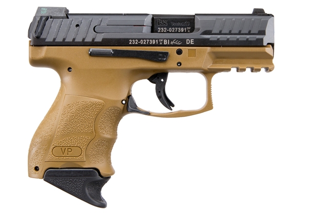 Picture of Heckler & Koch 81000292 Vp9 SK 9Mm Luger 3.39" (2) 10+1 (1) 13+1 Black Steel Slide Flat Dark Earth Interchangeable Backstrap Grip