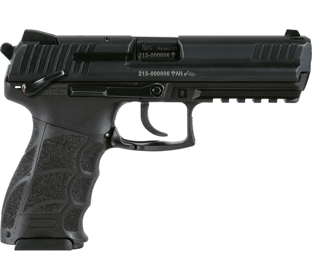 Picture of Heckler & Koch 81000125 P30ls V3 *Ma Compliant 9Mm Luger 10+1, 4.45" Black Polygonal Rifled Barrel, Black Serrated/Long Steel Slide, Black Polymer Frame W/Picatinny Rail, Black Finger Grooved Grip, Ambidextrous 730903LS-A5