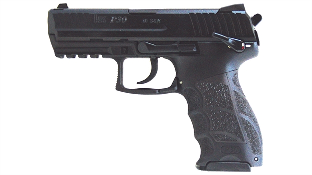 Picture of Heckler & Koch 81000127 P30s V3 40 S&W 13+1, 3.85" Black Polygonal Rifled Barrel, Black Serrated Steel Slide, Black Polymer Frame W/Picatinny Rail, Black Finger Grooved Grip, Spurred Hammer, Ambidextrous M734003S-A5 642230247390