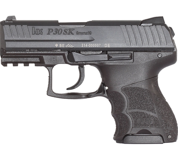 Picture of Heckler & Koch P30sk V1 Semi Auto Pistol 9Mm, 3.27 In, 10+1 Rnd, Sub Compact Blk Frame, Light Lem Trgr 730901KLE-A5