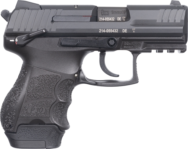 Picture of Heckler & Koch P30sks, 9Mm V3 Da/Sa Subcompact 3.27"1-15,1- 81000825 642230265608