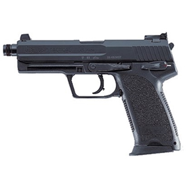 Picture of Heckler & Koch 81000352 Usp Tactical V1 45 Acp 5.09" 10+1 (2) Black Black Steel Slide Black Polymer Grip 704501TA5 642230244542